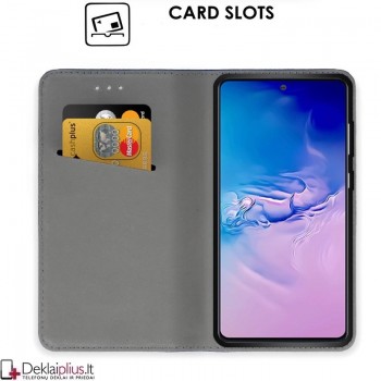 Telone smart magnet serijos atverčiamas dėklas - juodas (GALAXY S10 LITE) Telone smart magnet serijos atverčiamas dėklas - juodas (GALAXY S10 LITE)